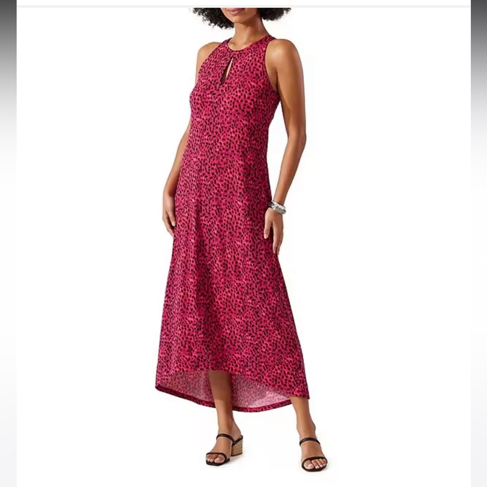 NWT Tommy Bahama Jasmina Lagoon Leopard Maxi Dress - Picture 2 of 8